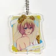 Boji Koyo acrylic key holder "KUJI Kore Megami no Cafe Terrace Wedding Swimwear ver" D Prize 04