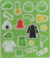 Green Acrylic Parts Set Sports Festival "Character Fuku KUJI ONLINE apicolle #Watashi Suki ga Ichiban Sports Festival" D-6 Prize