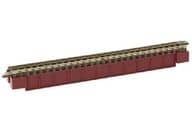 Z Gauge 1/220 Deck Girder Bridge Red (With Rail) [R070]