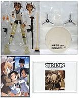 Miyafuji 芳佳 (with DVDs and illustrations) 「 STRIKE WITCHES 2 x 2 + 3 D-Box Technologies ~ Mechanized Otome Secret Package ~ 」 1/10 PVC Coated Finished Product