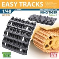 1/48 WWII德王老虎用履帶圖案1細節設計零件[TR84008]