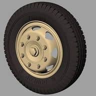 1/35 Initial type tire wheel for Opel Brits, Germany (for land leveling) Detail Up Parts [PZ35738]