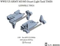 1/35 WWII USA Army M3/M5 Stewart Light Tank T36E6 Type Mobile Crawler (for AFV Club) Detail-Up Parts [P35-039]