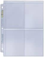 Ultra PRO 4-Pocket Secure Platinum Page for Toploaders Ultra Pro Top Loader Storage Page / ~ 130 pt support