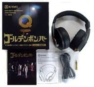 金色的 bomber 音源内藏型高音质音响耳机「Q 」 SK-001
