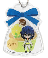 Aobatsu Mugi the Cat acrylic key holder "Amusement Ichiban Cafe Ensemble Stars! ~ Snack Party ♪ ~ vol. 1" drink order bonus