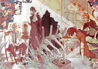 "Blu-ray/DVD BUNGO STRAY DOGS DEAD APPLE" Special B2 Poster Set (illustration for the novel as a present for the entrance to the theatre) first arrival reservation Purchase benefits