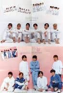 Double Sided Pin-Up Poster (Four Fold) SixTONES / naniwa Men's duet May 2022 Enclosed Appendix