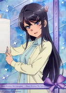 A3 Clear Poster Sakurajima Asaginu (study group) "KUJI Hikido Rascal Does Not Dream of Bunny Girl Senpai Sakurajima Asaginu Happy Birthday KUJI 2022" B-1 Prize