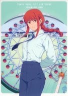 Mini Clear Poster マキマ "You can make the best memories of Chiensawan × Tokyo Dome City Attractions ~" Festival Game D Prize 2nd installment.