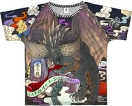 ネルギガンテ B-SIDE LABEL Full Graphic T-Shirt Black XL Size "MONSTER HUNTER : World"