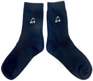 Aku Shea Krone Embroidered Socks Navy 22-24 cm "Virtual Youkyr Ni Jisanji Eden Gumi 1st Anniversary"