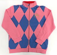 Zip Sweatshirt Pink x Sky Blue M size (equivalent to Japanese size L) "HOWL'S MOVING CASTLE" Studio Ghibli ×HOT TOPIC Apparel Collection HARAJUKU COLLECTIVE GOODS