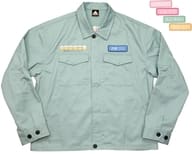 Logo Work Wear Jacket Green L Size "Laid-Back Camp△"