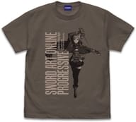 Asna (SAO 5th layer ver.) T-shirt charcoal L size "SWORD ART ONLINE : Progressive : Squelzo in the Dark Night"