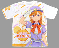 Kanon Shibuya Full Graphic T-Shirt Orange XL Size "Love Live! Superstar! ×NewDays"