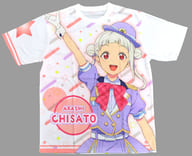 Arashi 砂都 Full Graphic T-Shirt Peach Pink XL Size "Love Live! Superstar! ×NewDays"