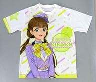Kinako Sakurakoji Full Graphic T-Shirt Yellow XL Size "Love Live! Superstar! ×NewDays"