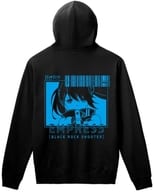 Empress Back Print Hoodie Black Ladies L Size "Black ★ ★ Rock Shooter Dawn Fall"