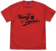 生駒隊 Tシャツ ハイレッド Lサイズ 「ワールドトリガー」