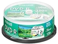 maxell DVD-R 1-16倍速(支持CPRM)DRD120WPE.20 SP(DVD-R 16倍速20張)[DRD120WPE.20 SP]