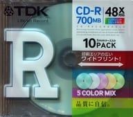 TDK Data CD-R 700 MB 10-Pack Set [CD-R80CPMX10B]