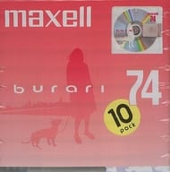 Hitachi Maxell录音用迷你光盘burari74分钟10张装[BUMD74.10P]