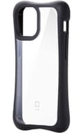 エレコム iPhone 12 mini用ハイブリッドケース ピッタリホールド (クリアブラック) [PM-A20AHVHH3CRB]