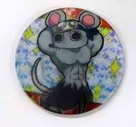 Mukimki Mouse (top and bottom)' Demon Slayer: Kimetsu no Yaiba Yukaku Knit ×ufotable Cafe× Machi ★ Asobi CAFE Phase 1 Mukimki Mouse posing lenticular random metal badge'