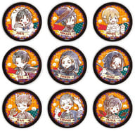 "Attack on Titan Blind metal badge Graph Art Design Halloween ver. 03" Set of 9 types