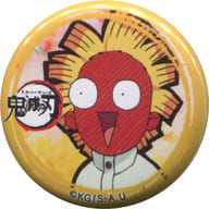 Agatsuma Zenitsu (bright red) 「 Demon Slayer: Kimetsu no Yaiba Character Picture Scroll Cafe in ufotable Cafe 4 th Yururigasa metal badge Agatsuma Zenitsu & 宇髄 Tengen & Kanro-ji Temple Mitsuri ver. 」