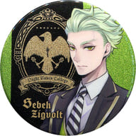 Sebek Zigvolt Glitter metal badge - Gakuen Seikatsu - vol. 2' Disney: Twisted-Wonderland' limited to Namco