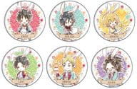All 6 Kinds Set "Attack on Titan metal badge 05. Easter ver. Graph Art Design"