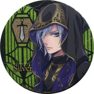 Silver Glitter metal badge - Kagami-no-ma - vol. 2 "Disney: Twisted-Wonderland" limited to NAMCO