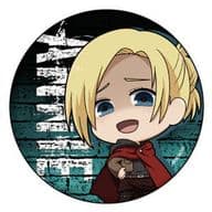 Annie Leonhart "Attack on Titan metal badge 09. Dark Ver. Mini Character"