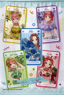 Gathering (memories / tatemono) BIG Tapestry "Gras KUJI Eiga The Quintessential Quintuplets Summer Time Online KUJI" A-1 prize
