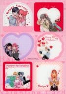 Set Valentine's Clear Message Card Sho-Comi (Girls' Comic) February 20, 2023 Appendix