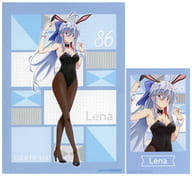 ヴラディレーナ Mirage (Black Bunny) Postcard & Mini Bromide Set "KUJI Hikido 86-ATIsix - Valentine's Day Online KUJI" 10 series set Purchase benefits