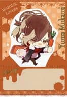 Yuma Mukami post card "DIABOLIK LOVERS" NAMCO Character Pop Store Otomate Otomate Roulette ~ Check compatibility with interested boyfriend! ~ 25% Still a friend gift