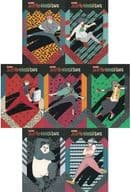 Set of 7 postcards "JUJUTSU KAISEN Cafe (Jujutsu Kaisen Cafe)"
