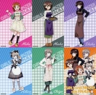 All kinds of postcards set (6-piece set) "GIRLS & PANZER Final Chapter Snack Making Pop Up Store in Marui" Purchase lottery B prize