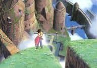 1. パズー & Theta Art of Ghibli (post card) "CASTLE IN THE SKY"