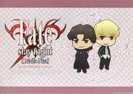 Luncheon mat made of Kirei & Archer paper "Fate/stay night [Realta Nua]" Fate/stay night Cafe limited food menu order bonus