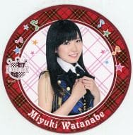 Miyuki Watanabe (NMB48) Background : Check Coaster AKB48 CAFE & SHOP limited