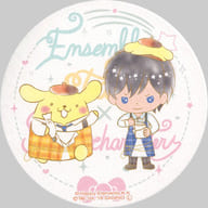 Hyotaka Hokuto x Pom Pom Purin Coaster "Ensemble Stars! x Sanrio Character Cter's Cafe" menu order bonus