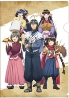 Group Drawing A4 plastic trasparent file folder "Utawarerumono: Itsuwari-no Kamen Two White Emperors"