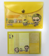 Shitsumi Kenjin x Pompompurin pouch sticky note "Jujutsu Kaisen x Sanrio Character Cards"