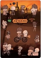 01. Scattered design (graphic art illustration) Character clear case "AZNANA"