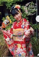 Yoshihisa Tanaka (HKT48) B5 plastic trasparent file folder Young Animal 2019 Issue No. 1 Special Appendix