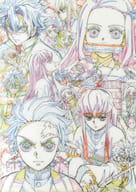 The Swordsman with the Ogre and the Two Pillars A4 clear file "Demon Slayer: Kimetsu no Yaiba Character Teru Emaki Cafe in ufotable Cafe Matsunomaki"